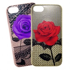 Capa para iPhone 6 - Rosa com Gliter Diversas